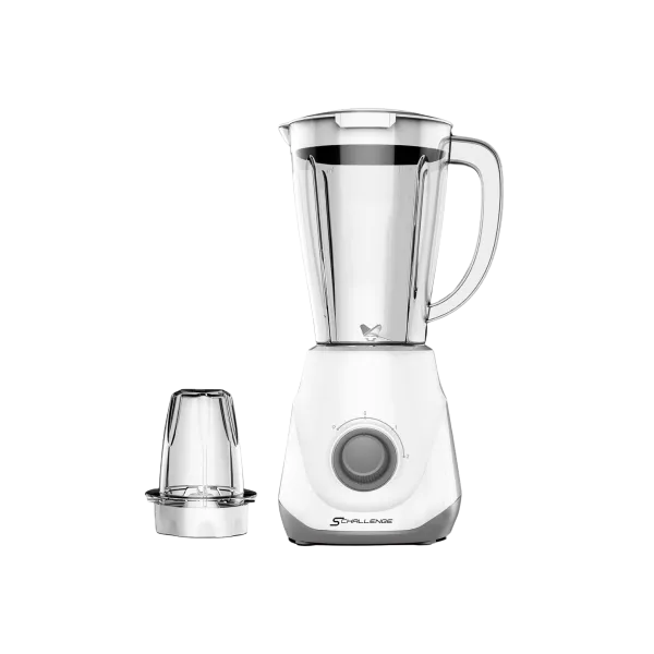 SChallenge AMB-2033 Blender 1,5L 400W – 2 Vitesses, Rotation Inversée, Broyeur et Sécurité