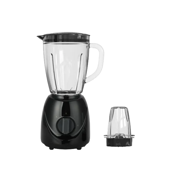 SChallenge AMB-2068 Blender 1,5L 400W – Bol en Verre, 2 Vitesses, Rotation Inversée et Broyeur