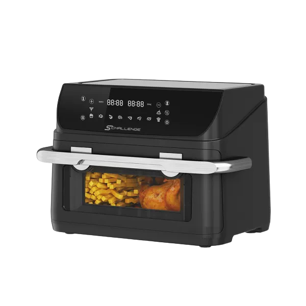SChallenge AMB-34AF Air Fryer 10L 2400W – Friteuse Sans Huile avec Écran Tactile LED et Fenêtre de Contrôle