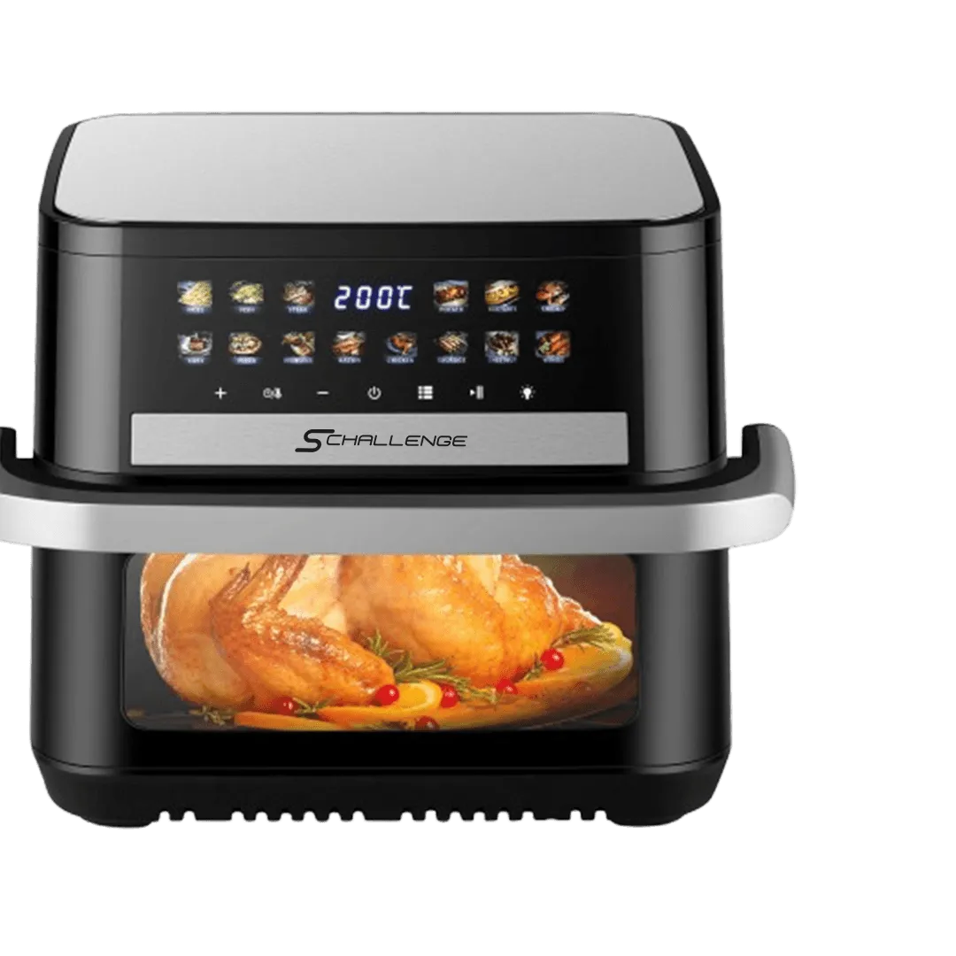 SChallenge AMB-38AF Air Fryer 1700W XL – Friteuse Sans Huile Tactile LED, 10 Programmes
