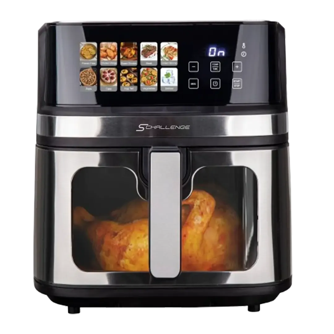 SChallenge AMB-39AF Air Fryer 8L 1700W – Friteuse Sans Huile Tactile LED, 10 Programmes