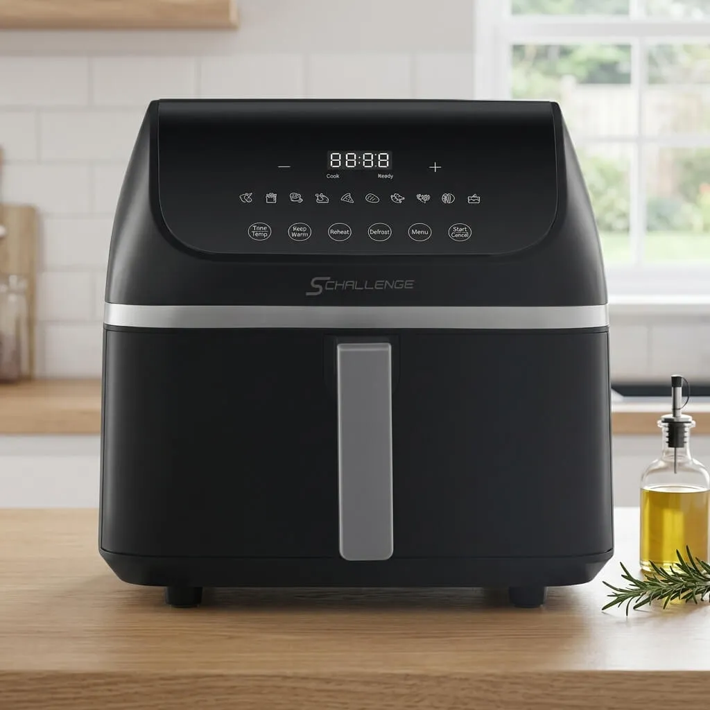 SChallenge AMB-CN85WA2 Air Fryer 8,5L 1700W – Friteuse Sans Huile Digitale, 10 Fonctions
