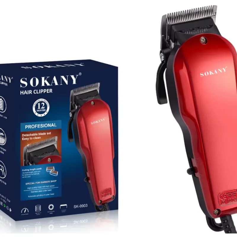 Sokany SK-9903 — Tondeuse à cheveux professionnelle 12 W