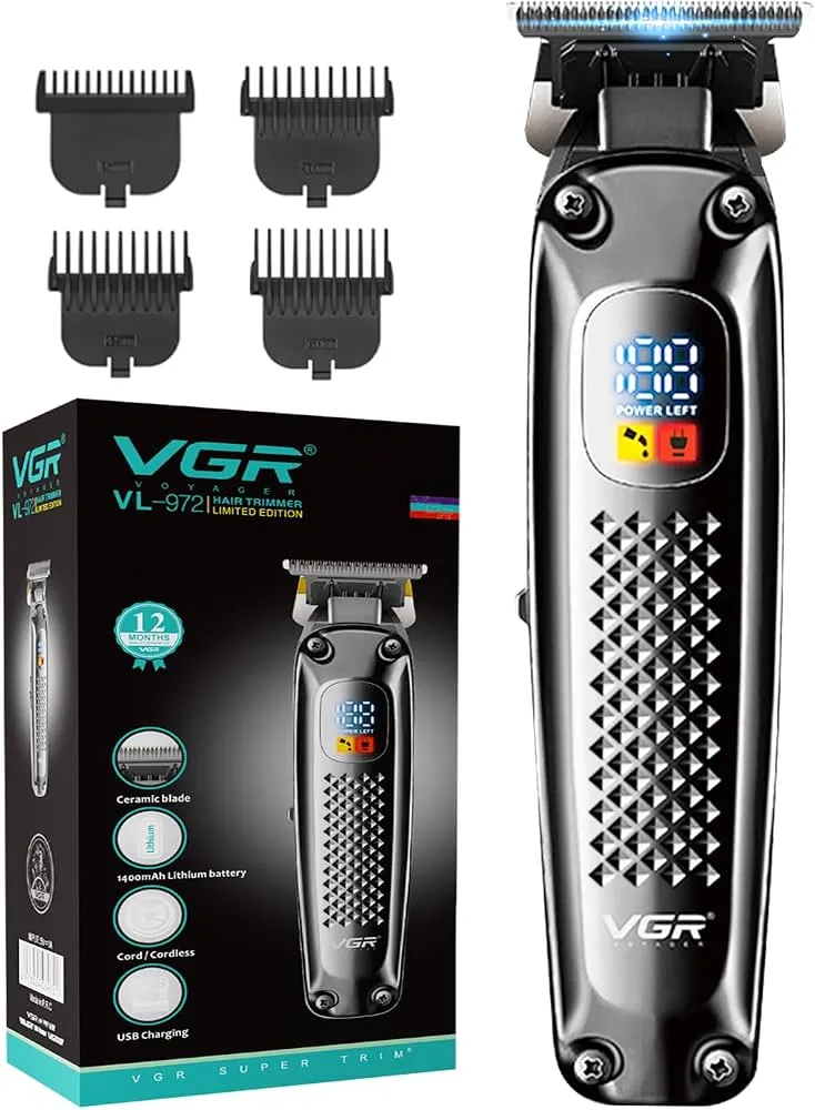 VGR V-972 – Tondeuse Professionnelle Cheveux et Barbe